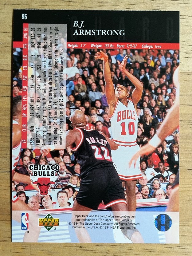 1993-94 Upper Deck SE #95 B.J. Armstrong