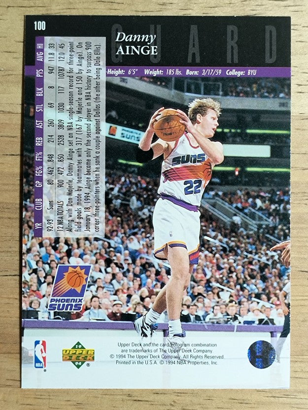 1993-94 Upper Deck SE #100 Danny Ainge