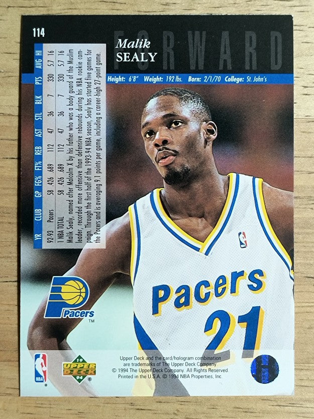 1993-94 Upper Deck SE #114 Malik Sealy