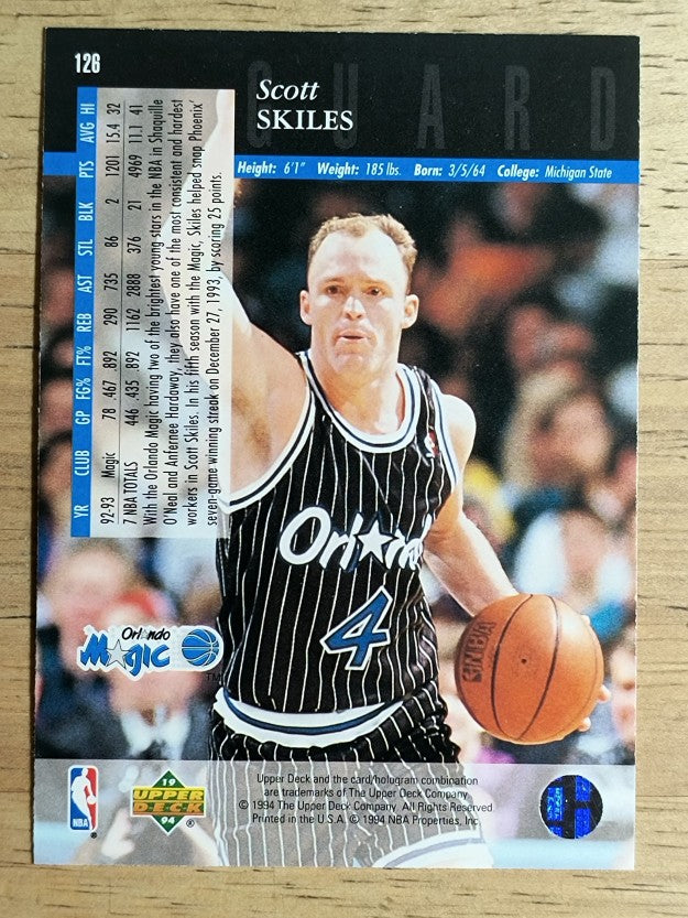 1993-94 Upper Deck SE #126 Scott Skiles