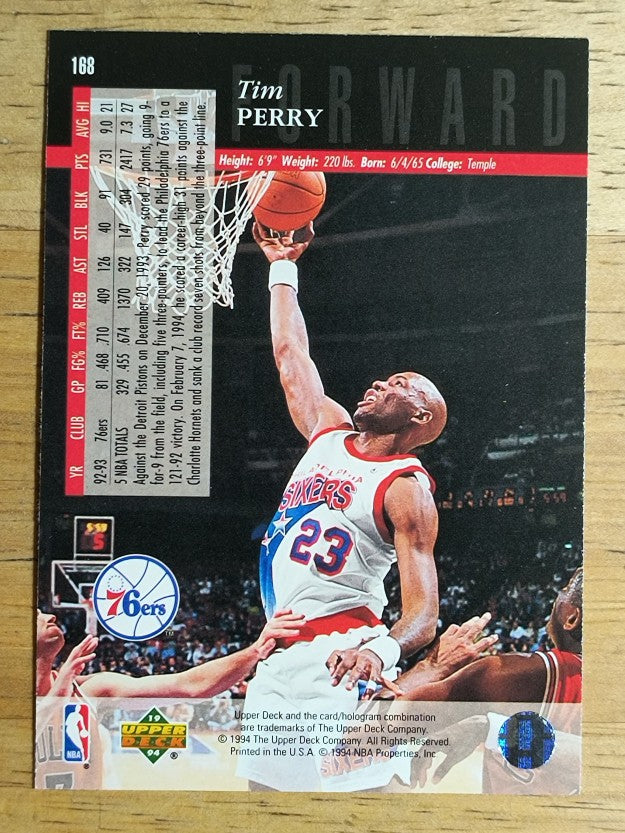 1993-94 Upper Deck SE #168 Tim Perry