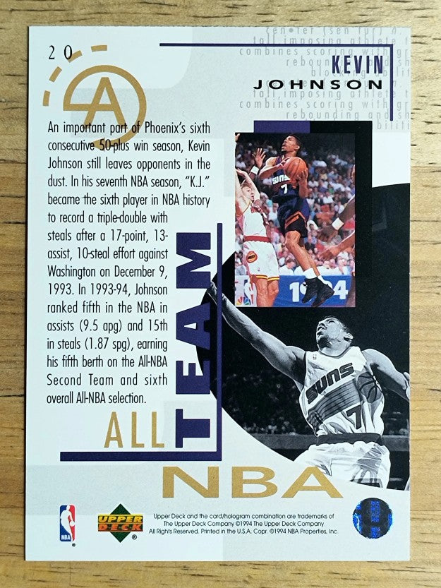 1994-95 Upper Deck #20 Kevin Johnson AN