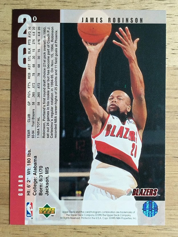 1994-95 Upper Deck #200 James Robinson