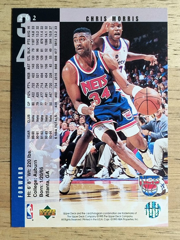 1994-95 Upper Deck #262 Chris Morris