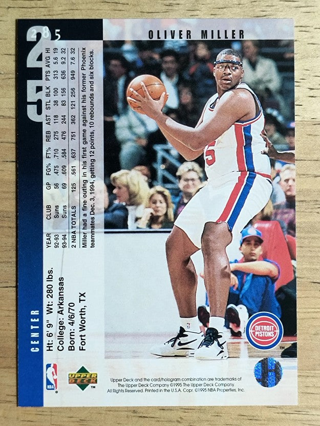 1994-95 Upper Deck #285 Oliver Miller