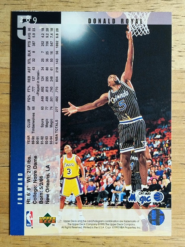 1994-95 Upper Deck #289 Donald Royal