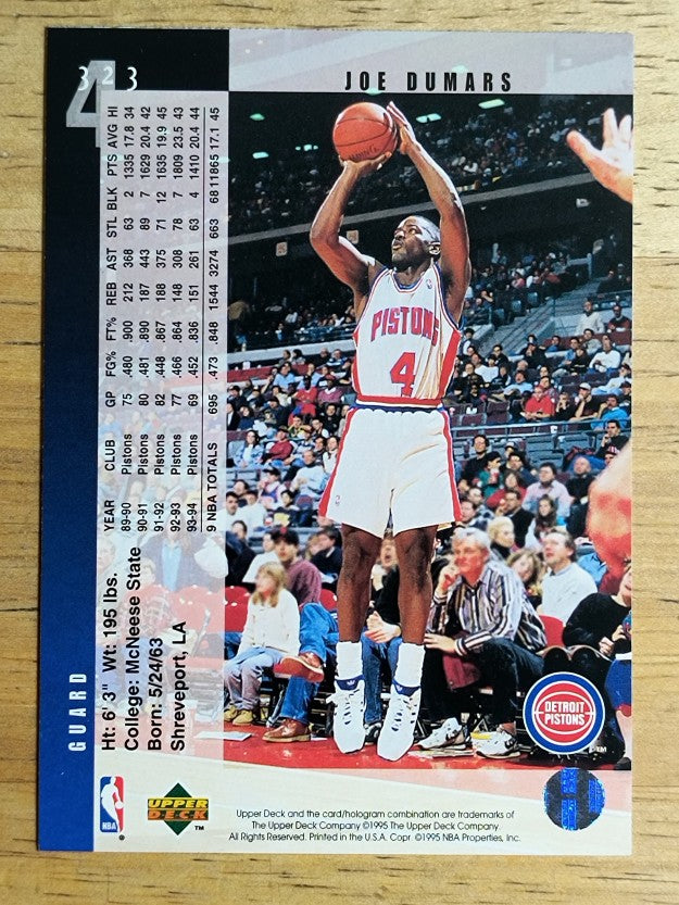 1994-95 Upper Deck #323 Joe Dumars