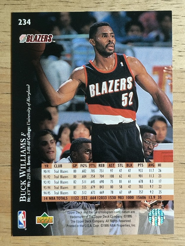 1995-96 Upper Deck #234 Buck Williams