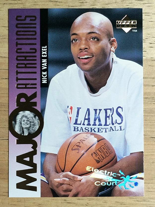 1995-96 Upper Deck Electric Court #336 Nick Van Exel/Dyan Cannon MA