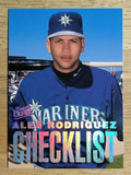 1997 Ultra Checklists #B4 Alex Rodriguez