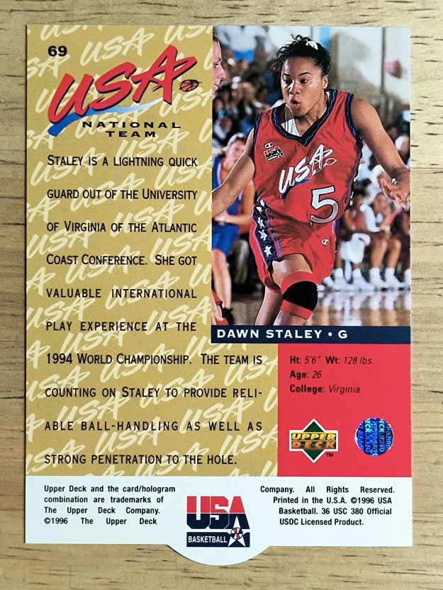 1996 Upper Deck USA #69 Dawn Staley