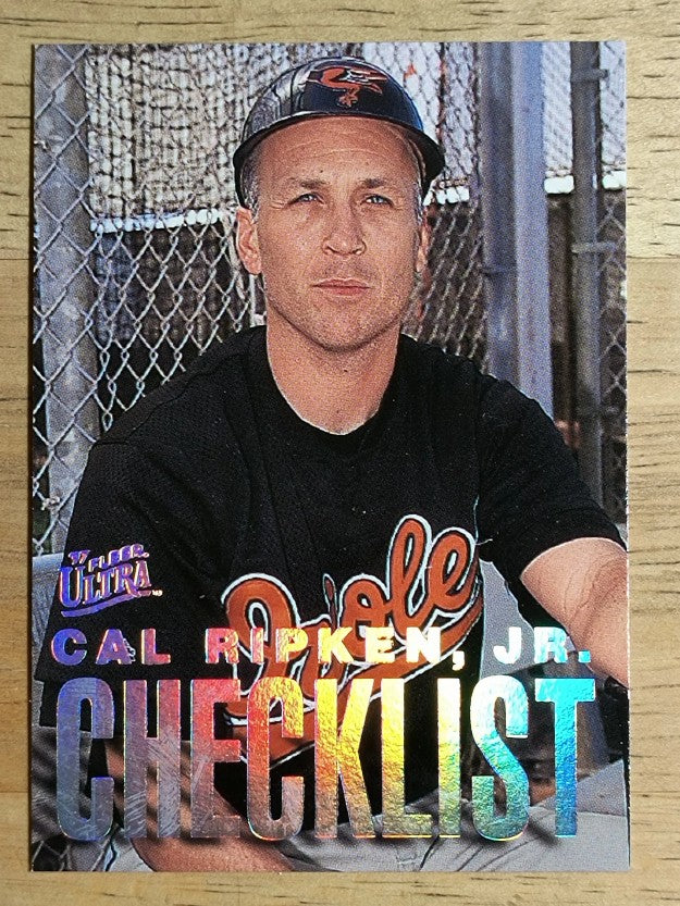 1997 Ultra Checklists #B5 Cal Ripken