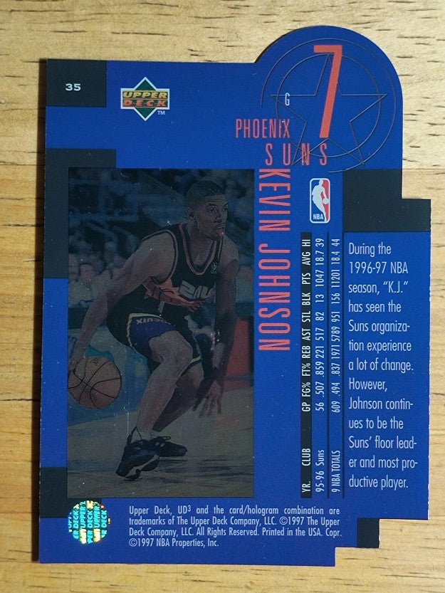 1996-97 UD3 #35 Kevin Johnson