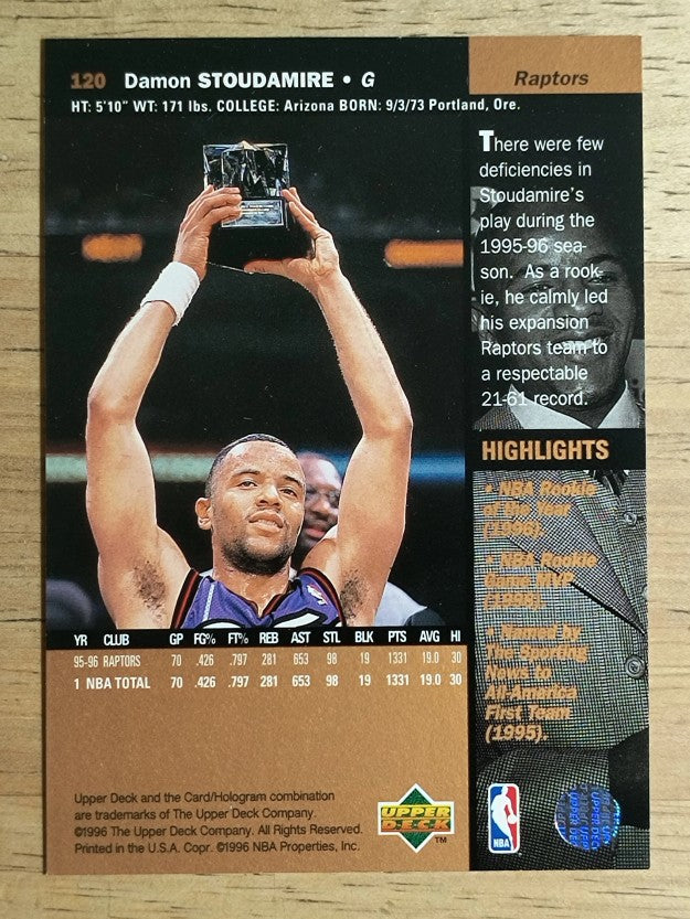 1996-97 Upper Deck #120 Damon Stoudamire