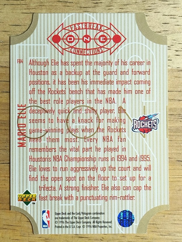 1996-97 Upper Deck Fast Break Connections #FB4 Mario Elie
