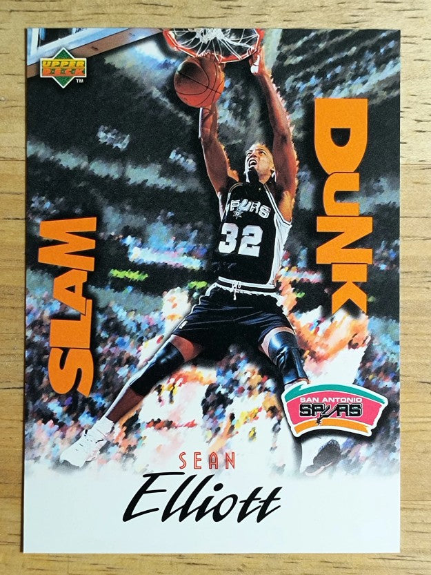 1997 Upper Deck Nestle Slam Dunk #34 Sean Elliott