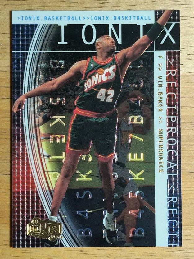 1999-00 UD Ionix Reciprocal #52 Vin Baker (NM)