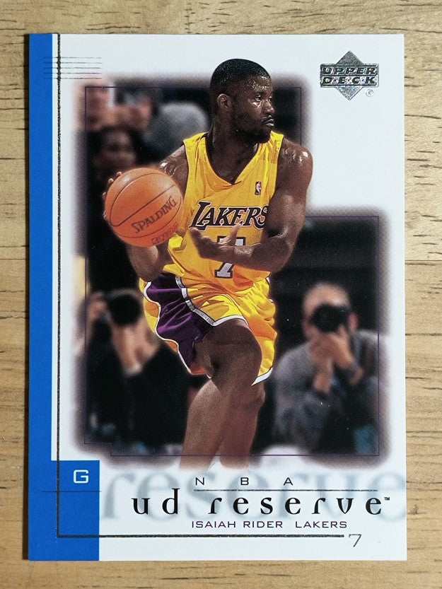 2000-01 UD Reserve #39 Isaiah Rider