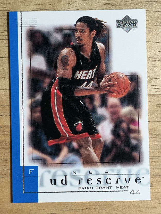2000-01 UD Reserve #43 Brian Grant