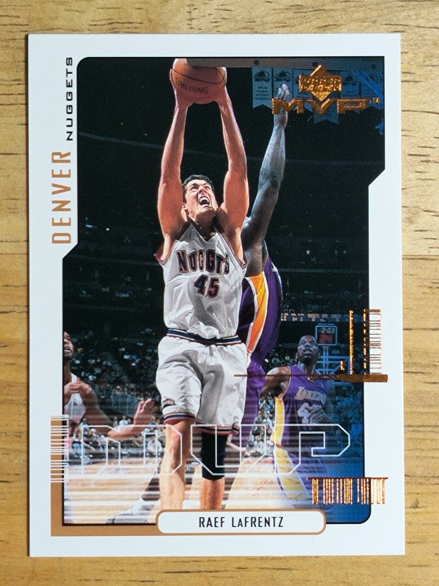 2000-01 Upper Deck MVP #41 Raef LaFrentz