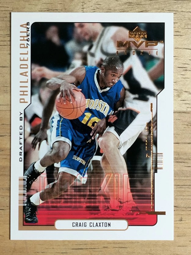 2000-01 Upper Deck MVP #211 Speedy Claxton RC