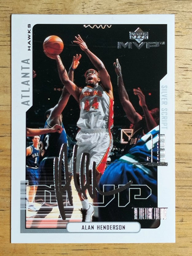 2000-01 Upper Deck MVP Silver Script #4 Alan Henderson