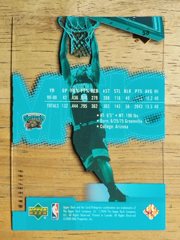 2000-01 Upper Deck Slam #58 Michael Dickerson