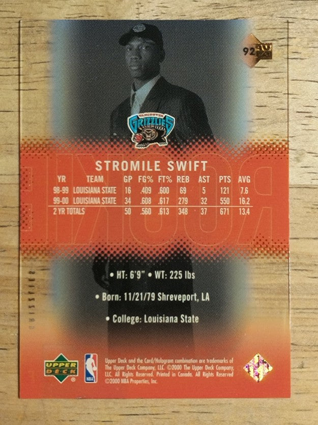 2000-01 Upper Deck Slam #92 Stromile Swift/2500 RC