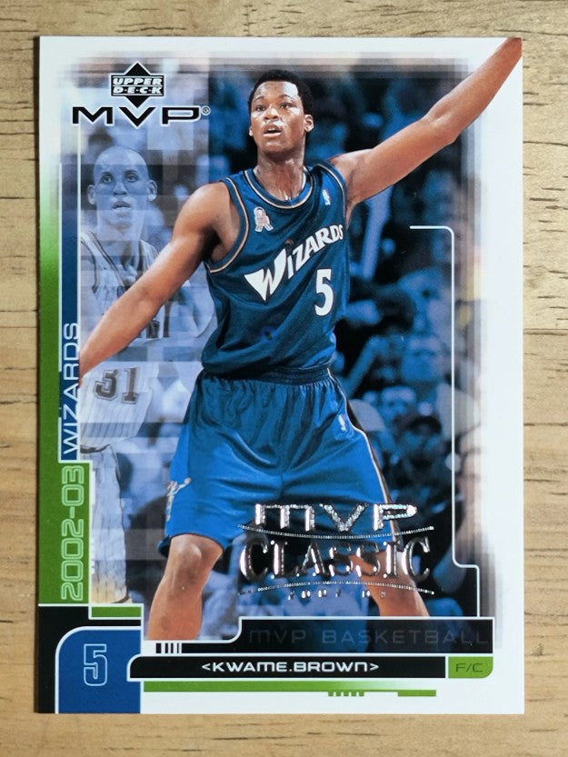 2002-03 Upper Deck MVP Classic #186 Kwame Brown