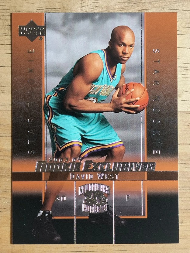 2003-04 Upper Deck Rookie Exclusives #14 David West RC