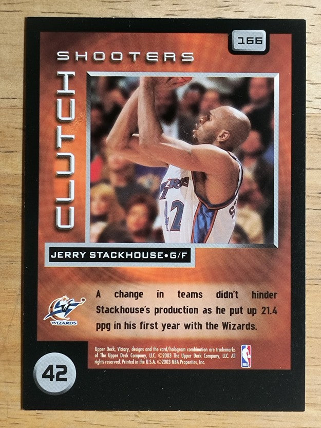 2003-04 Upper Deck Victory #166 Jerry Stackhouse CS