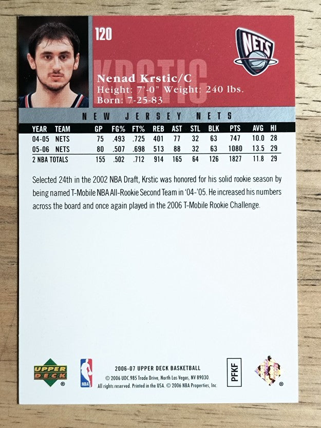2006-07 Upper Deck #120 Nenad Krstic