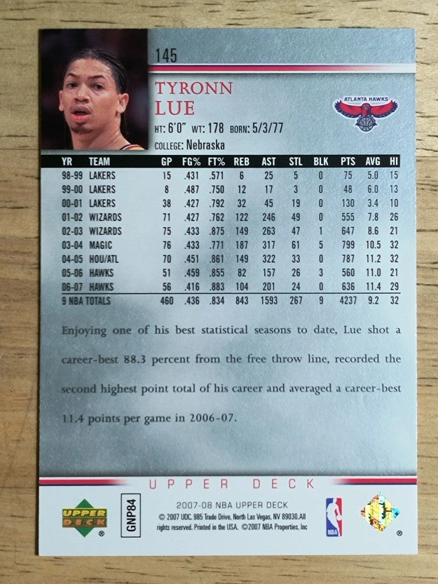 2007-08 Upper Deck #145 Tyronn Lue