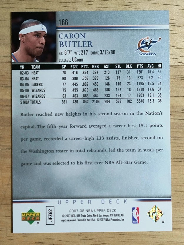 2007-08 Upper Deck #166 Caron Butler