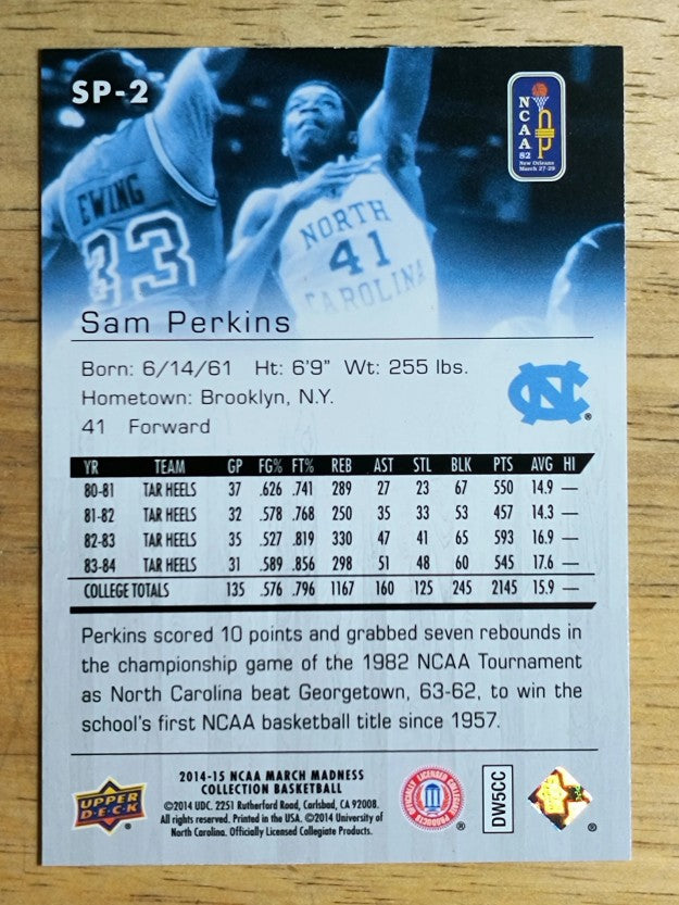 2014-15 Upper Deck March Madness Collection #SP2 Sam Perkins SP (EXMT)