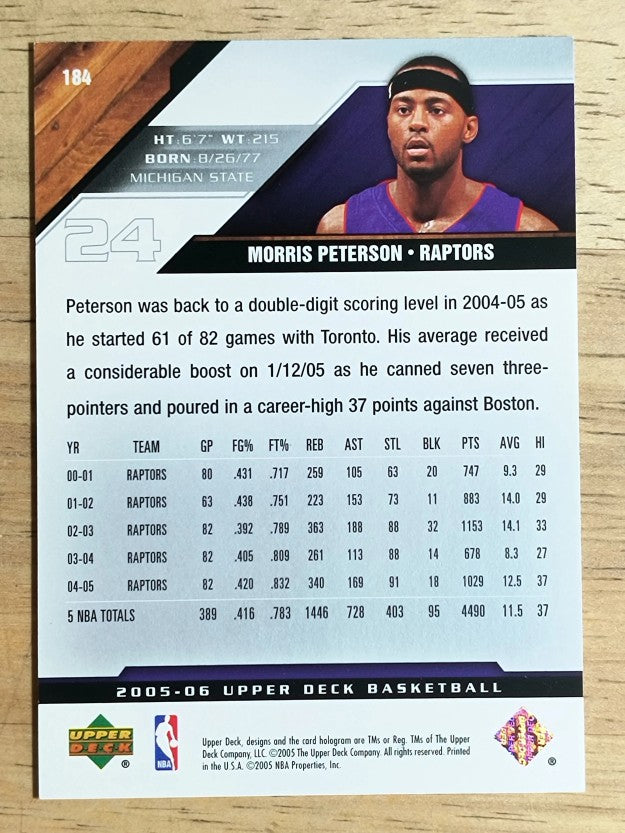 2005-06 Upper Deck #184 Morris Peterson