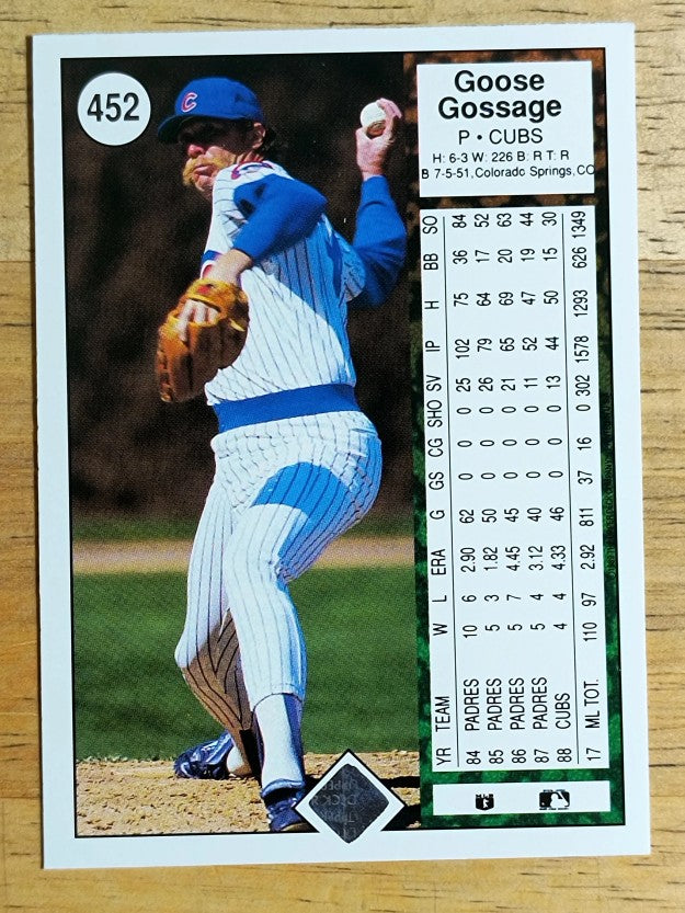 1989 Upper Deck #452 Rich Gossage