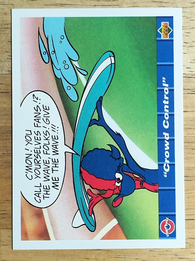 1992 Upper Deck Comic Ball 4 #114 Crowd Control