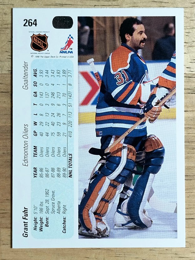 1990-91 Upper Deck #264 Grant Fuhr