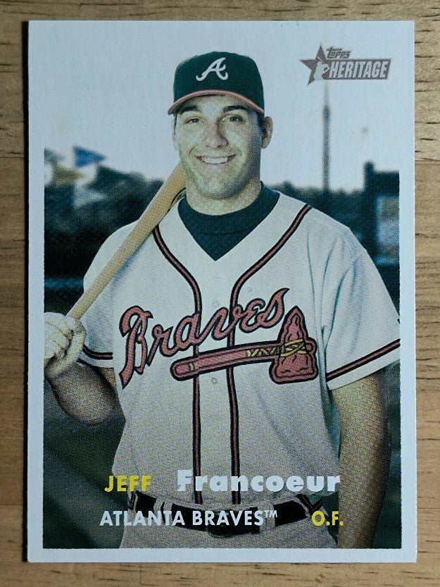 2006 Topps Heritage #205 Jeff Francoeur