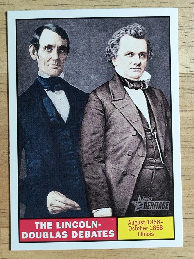 2009 Topps American Heritage #109 The Lincoln-Douglas Debates