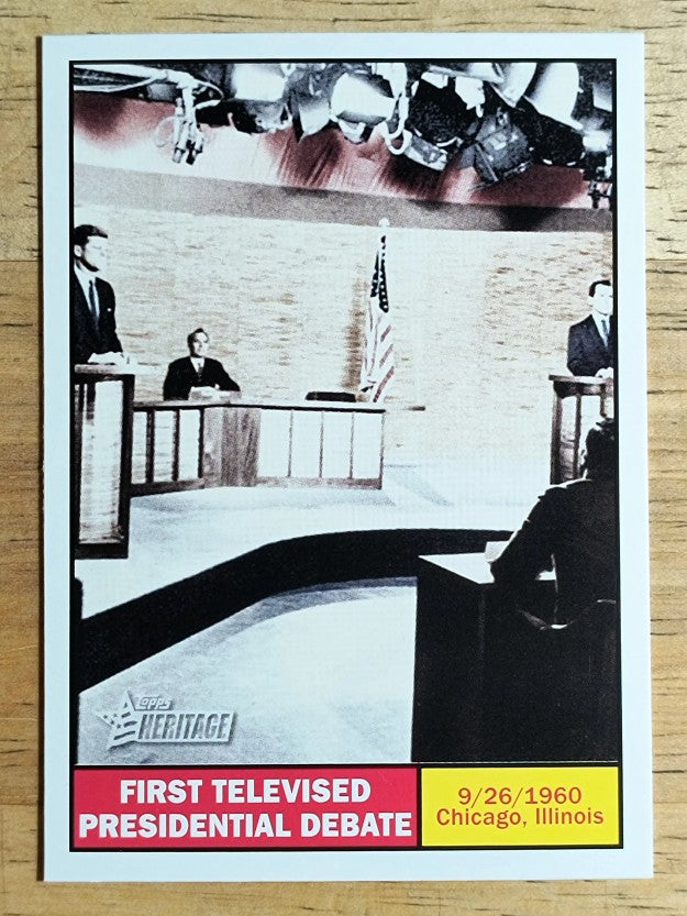 2009 Topps American Heritage #122 First televised presidential debate