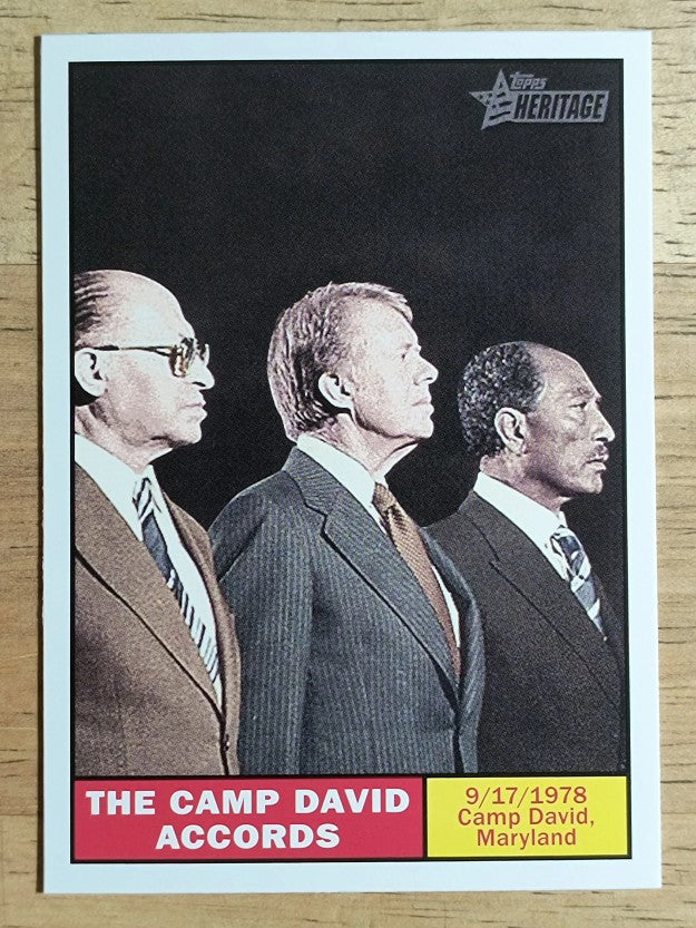 2009 Topps American Heritage #125 The Camp David Accords