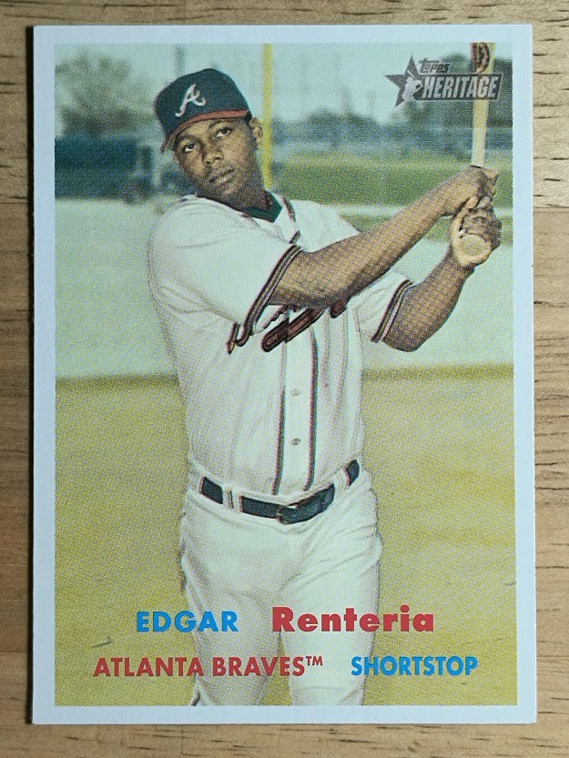 2006 Topps Heritage #320 Edgar Renteria SP