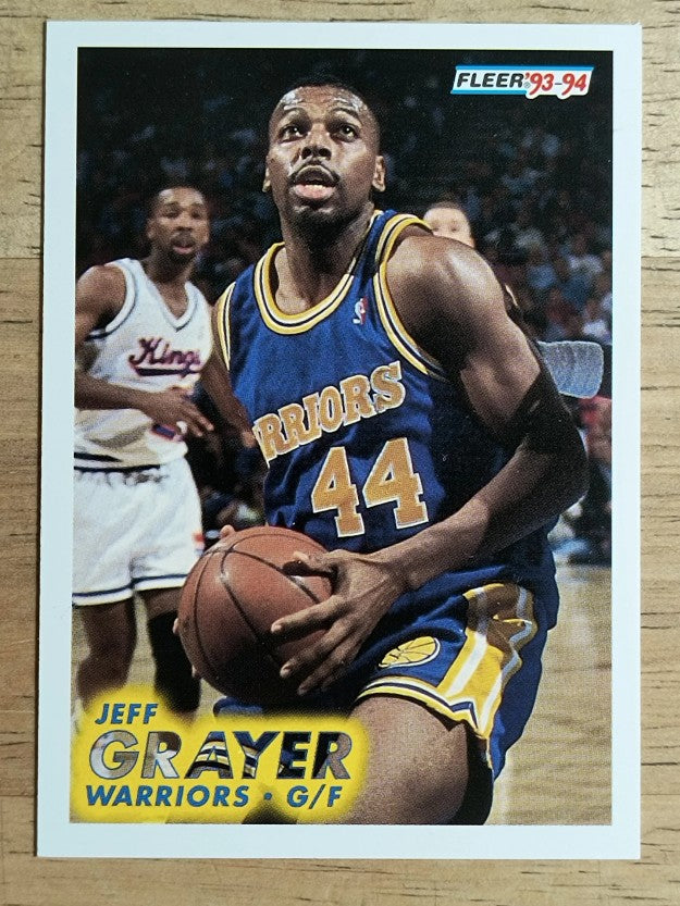 1993-94 Fleer #290 Jeff Grayer