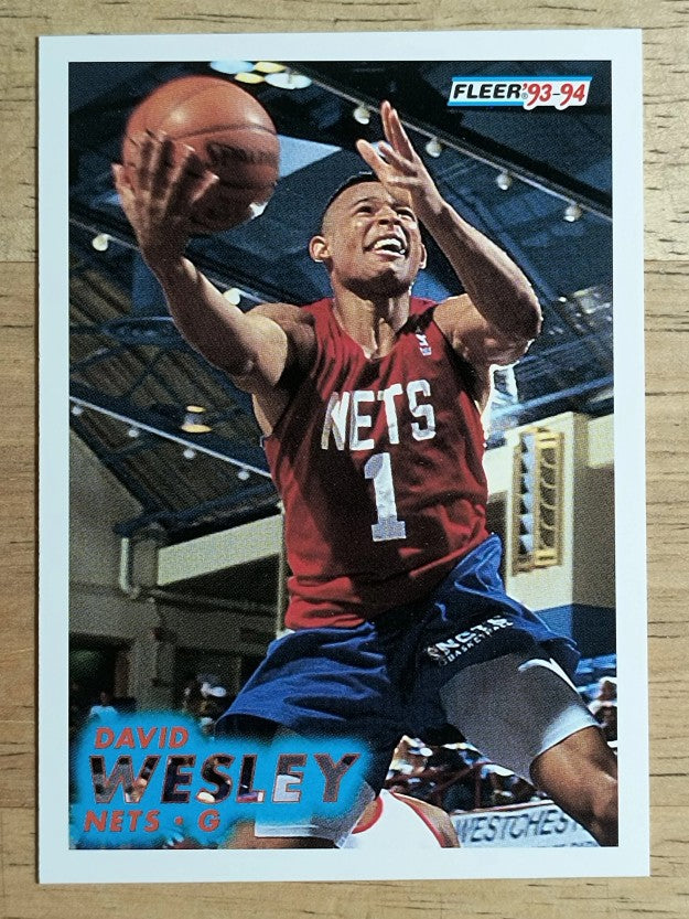 1993-94 Fleer #338 David Wesley RC