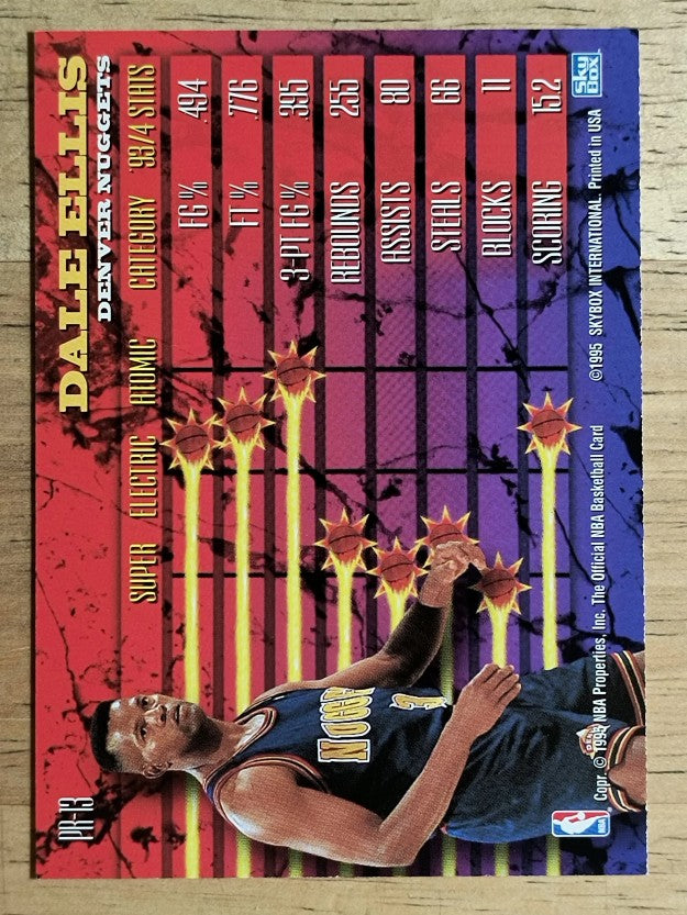 1994-95 Hoops Power Ratings #PR13 Dale Ellis