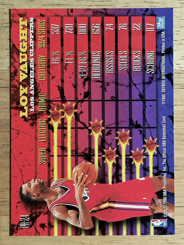 1994-95 Hoops Power Ratings #PR24 Loy Vaught