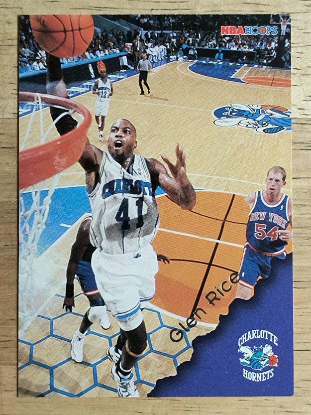 1996-97 Hoops Silver #18 Glen Rice (NM)