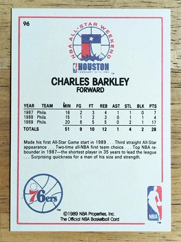1989-90 Hoops #96 Charles Barkley AS